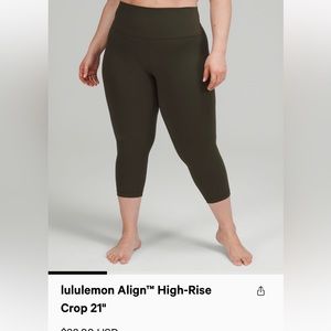 Lululemon Align Crop
